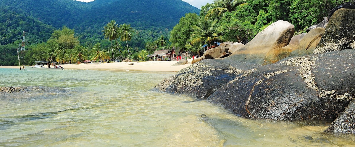 Johor Bahru which includes general coastal views, a sandy beach and tropical scenes