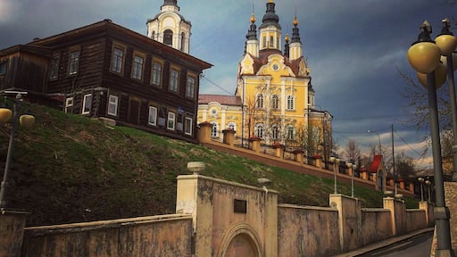 One of the many churches in Tomsk, a funny little student city nit too far away from Novosibirsk in Siberia. Definitely worth staying for a weekend.
