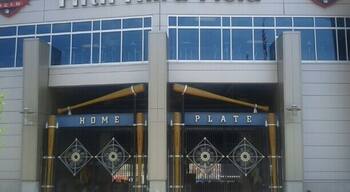 Fifth Third Field, home of the Toledo MudHens, the triple A affiliate of the Detroit Tigers.