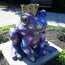 "Handsome Prints" ...a remnant of a 2001 city wide art project where artistically modified giant frogs were placed at various locations.