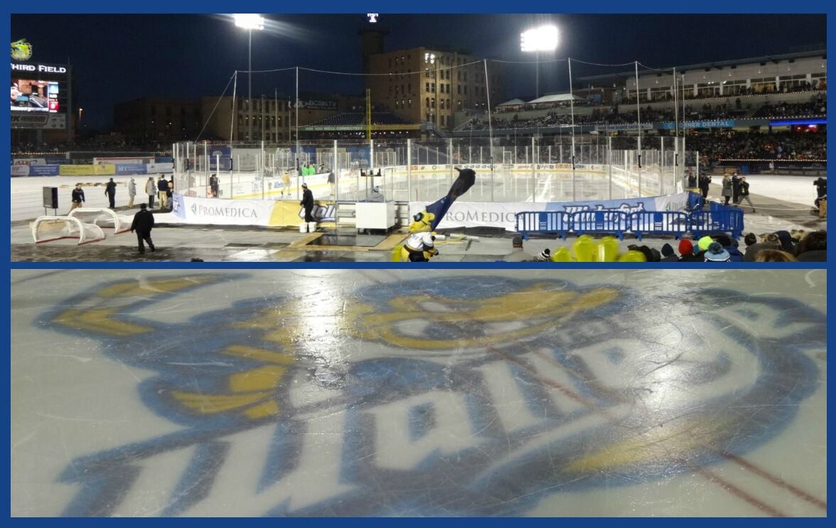 #WinterfestIsHere 

The first outdoor hockey game in ECHL history was put on by the Toledo Walleye inside the confines of Fifth Third Field, the baseball home of the Toledo Mudhens.

The was a post game open skating session for fans attending the historic game.