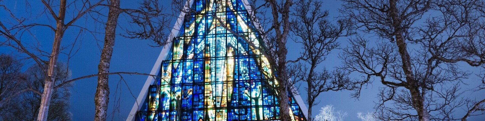 Arctic Cathedral, Tromso. Midnight concert held each evening.