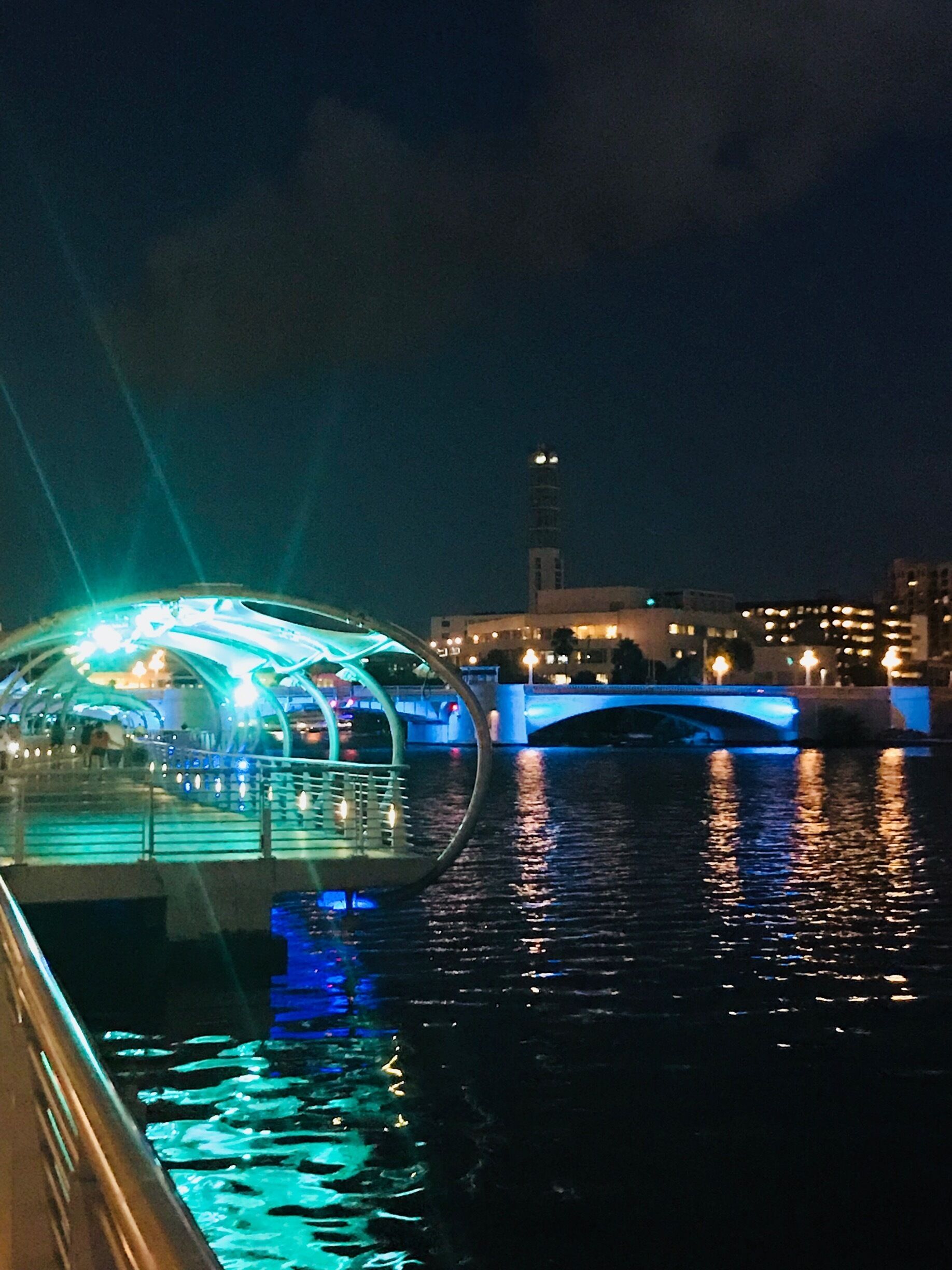 We have been living in the Tampa area for about a month now and this is one of our favorite places. You find people running, skating, walking and biking down the Riverwalk. Across the canal is also a place to bring your hammock and take a siesta. We saw a bunch of people napping right before sunset.