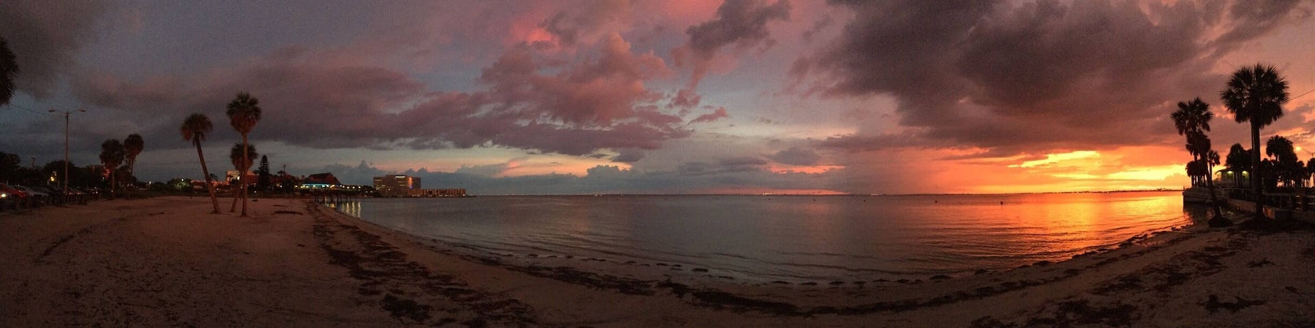 After the storm sunset