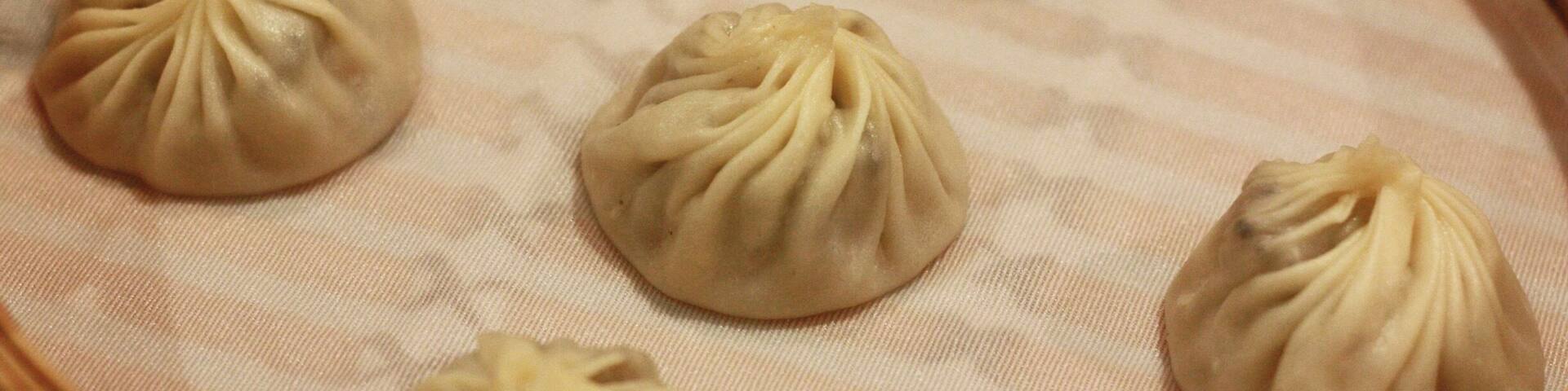 I had these truffle and pork xiaolongbaos for lunch at the Michelin-starred restaurant's branch in Taipei 101. So good! #delicious