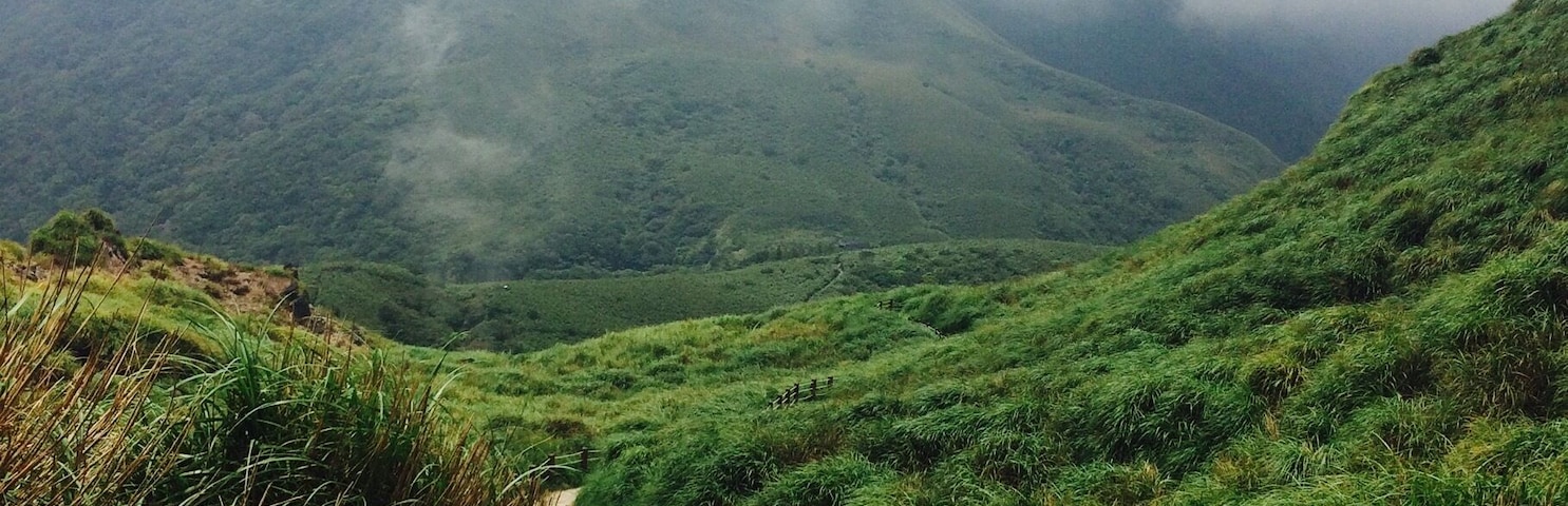 The view from Mount Qixing at Yangmingshan National Park. Amazing how it's only a thirty minute journey out of the centre of Taipei!