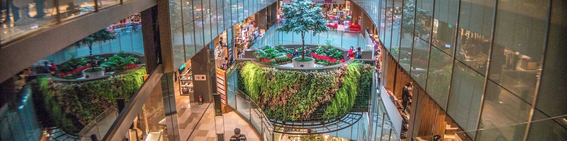 Q Square mall-- not exactly a tourist destination (there are many malls in Taipei) but it's a nice mall located close to Taipei Main station (Metro/MRT) if you're looking to escape the heat. Huge food courts here too with lots of options (and obviously shopping). This mall also has a movie theatre, which shows mostly American movies (but cheaper). It's also about a 10-15 walk to the historic Dihua street, one of the oldest areas of the city which was once the main market area (still lots of interesting shops there that cater to the local...good photo opps too with some older buildings)