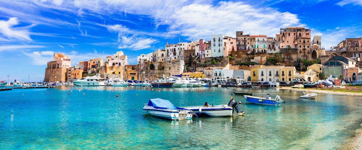 Castellammare del Golfo - beautiful coastal town in Sicily. Italy