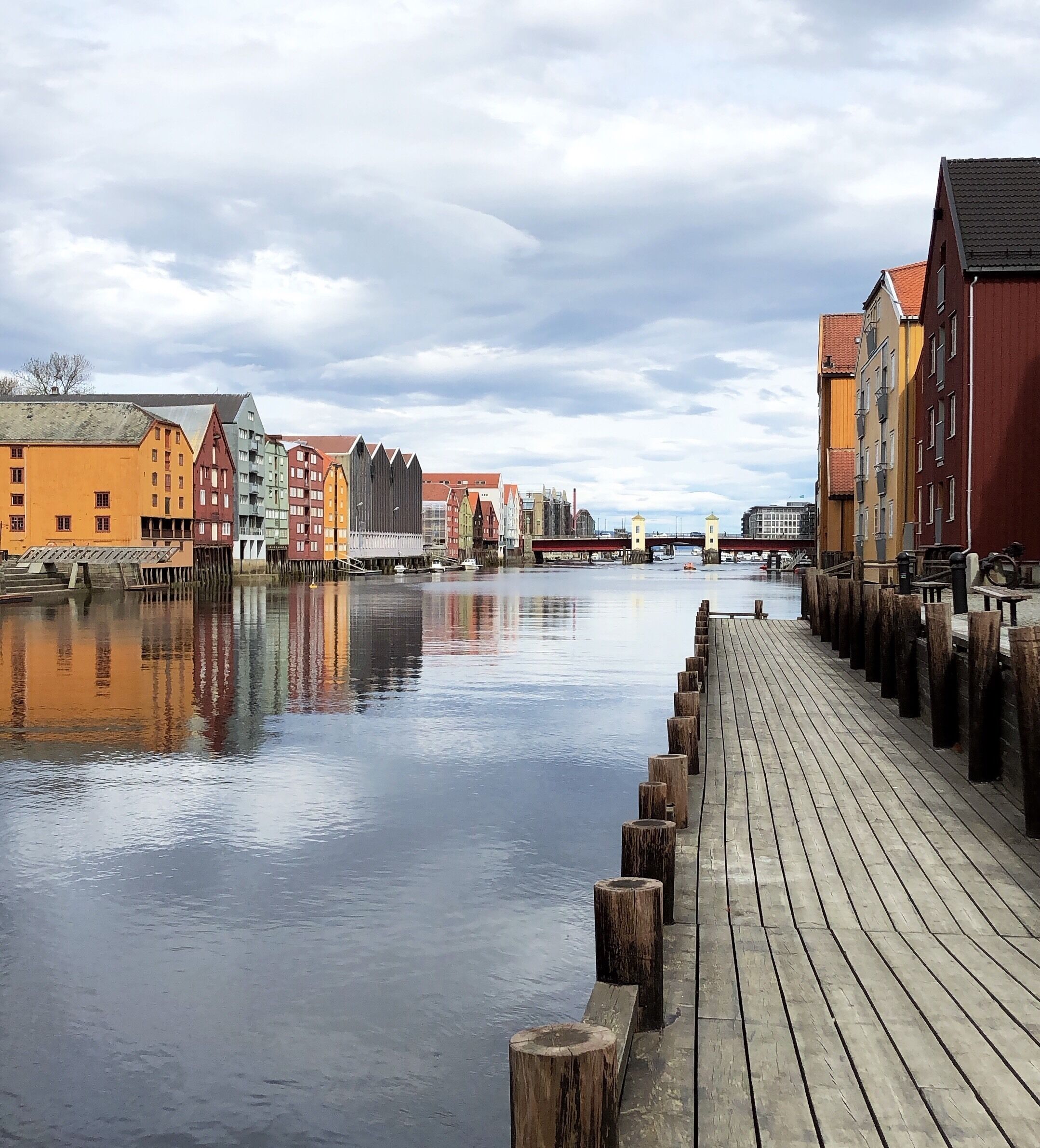 Love all the colors. Downtown Trondheim was a bit overwhelming after days of more rural places but it was still pretty lovely. #norway