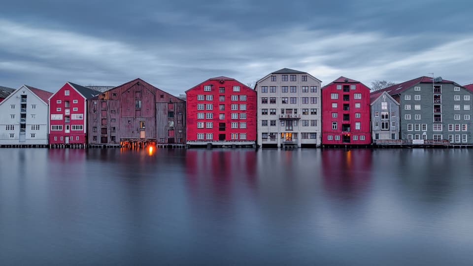 Amazing and colourful old houses, perfect location for photography