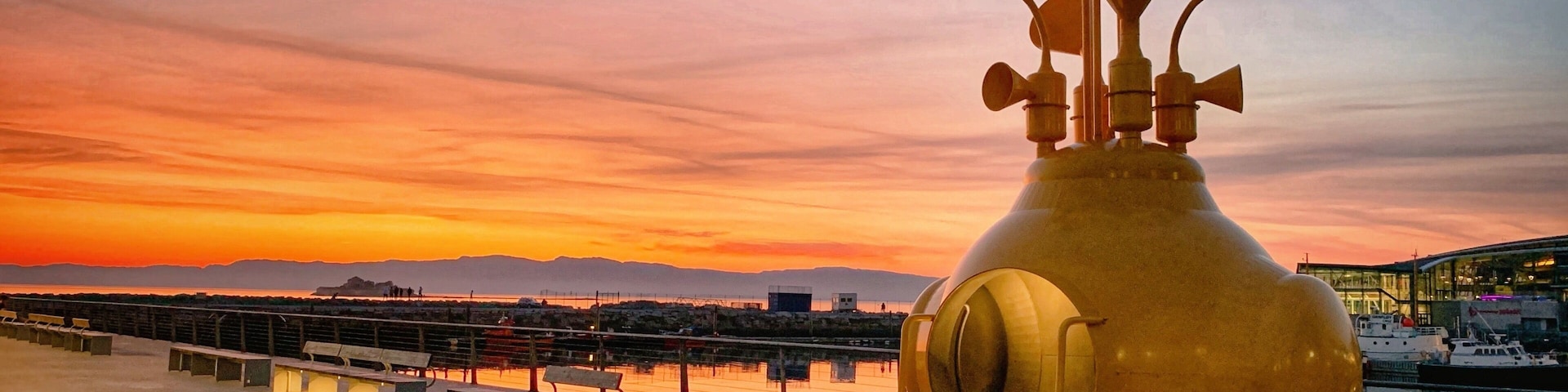 Trondheim, Norway. There are all these sculptures placed all over the city, many of them are rather whimsical :)