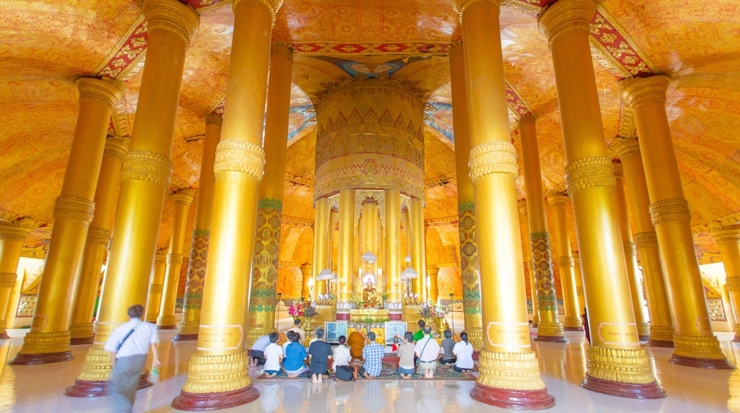 Inside Lawkananda Pagoda Sittwe