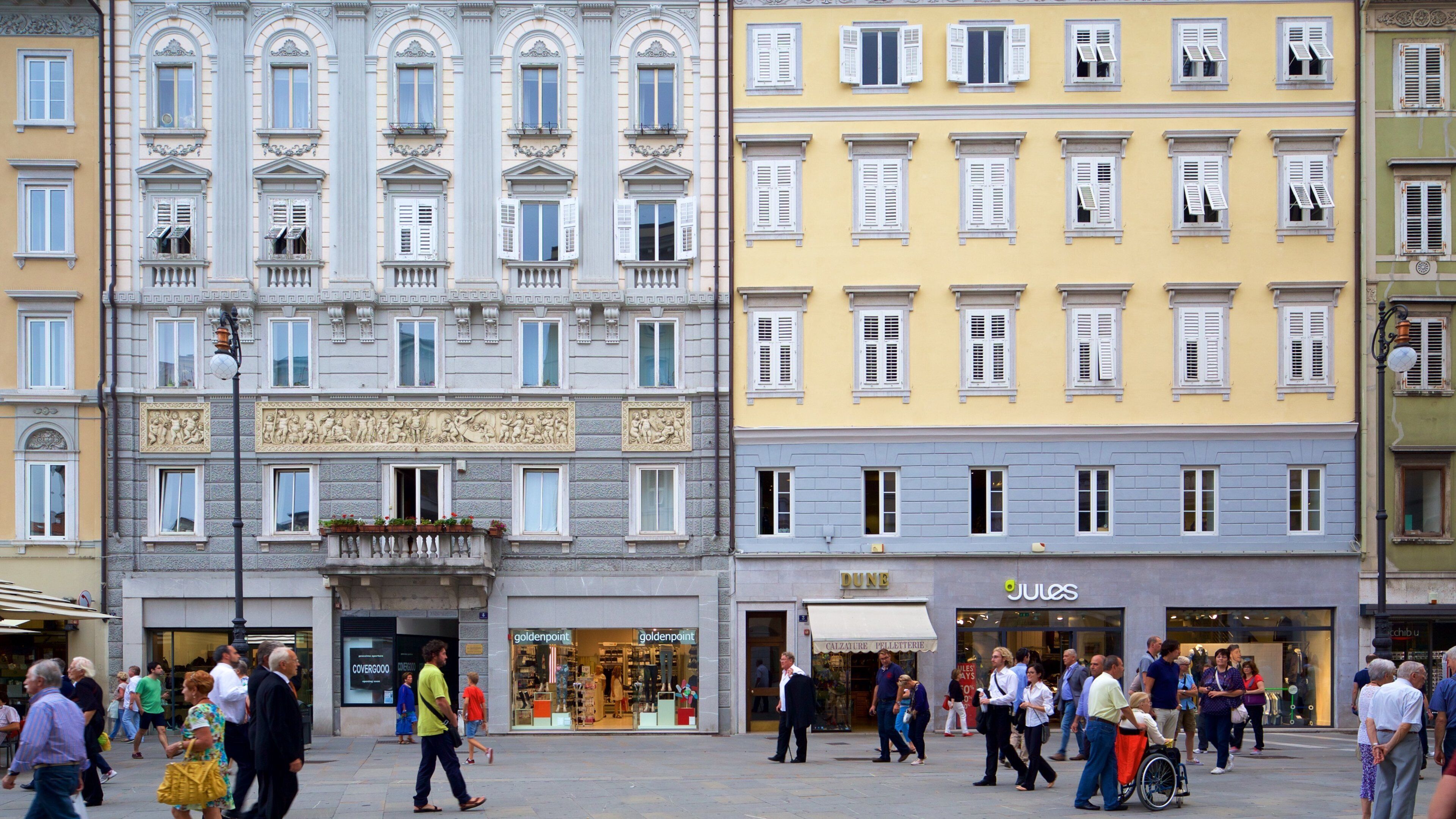 Trieste as well as a large group of people