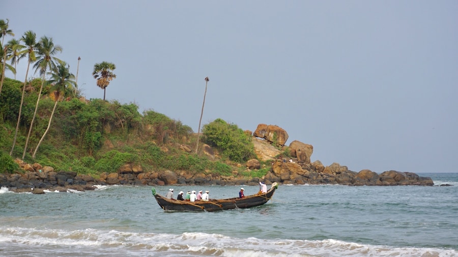 Sit by the beach and gaze at the sea!