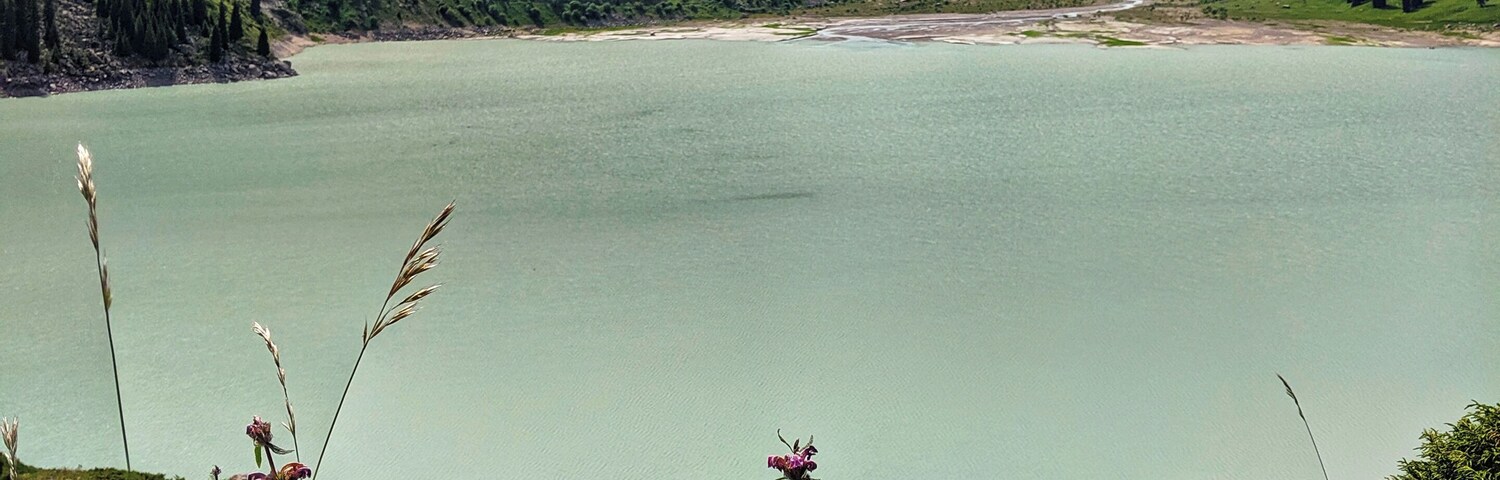 A trip to Almaty, Kazakhstan isn't complete without a day trip to Big Almaty Lake. Wear layers as the lake is over 8000 ft above sea level (2511m) and can be cold or hot depending on the quickly changing weather. Bring a picnic and enjoy the mountain scenery!
#mountains #kazakhstan #lake #travel #nature
