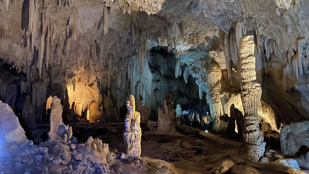 Explore some of the caves in Thailand.