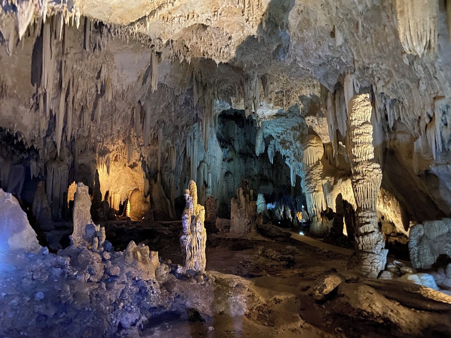 Explore some of the caves in Thailand.