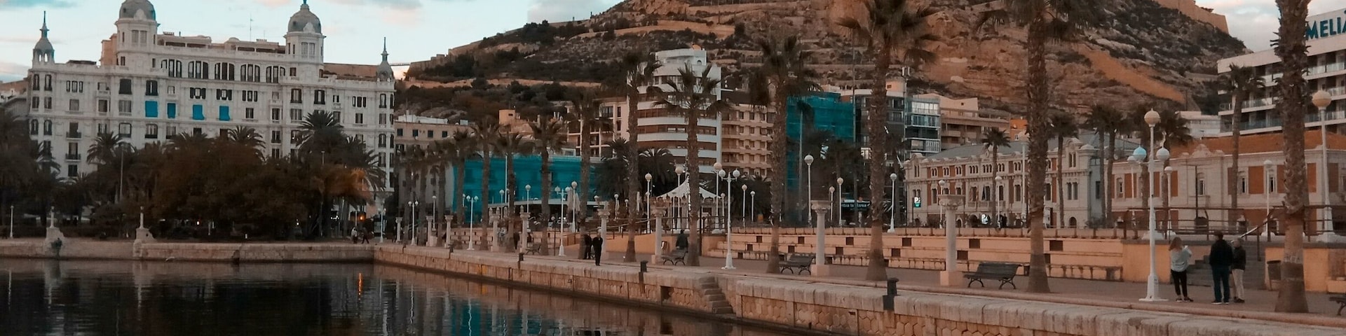 View of Santa Barbara Castle from the Marina.
#Spain #Castle
