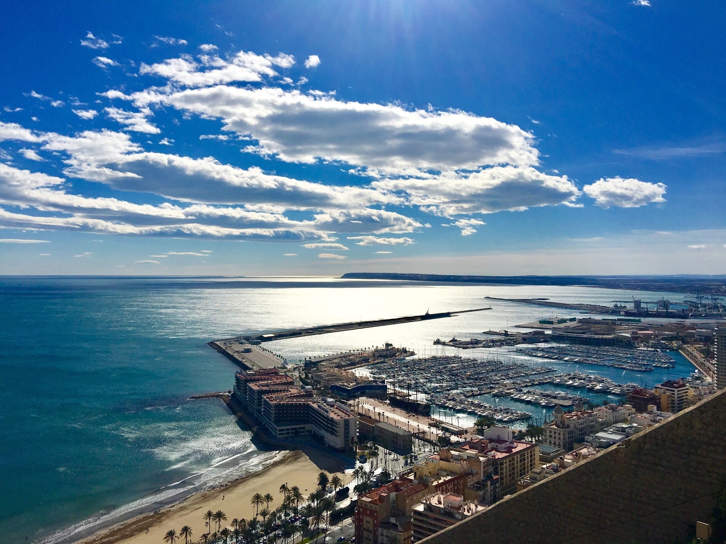 The #view from #santabarbaracastle in #Alicante 🙂 #BeachBound