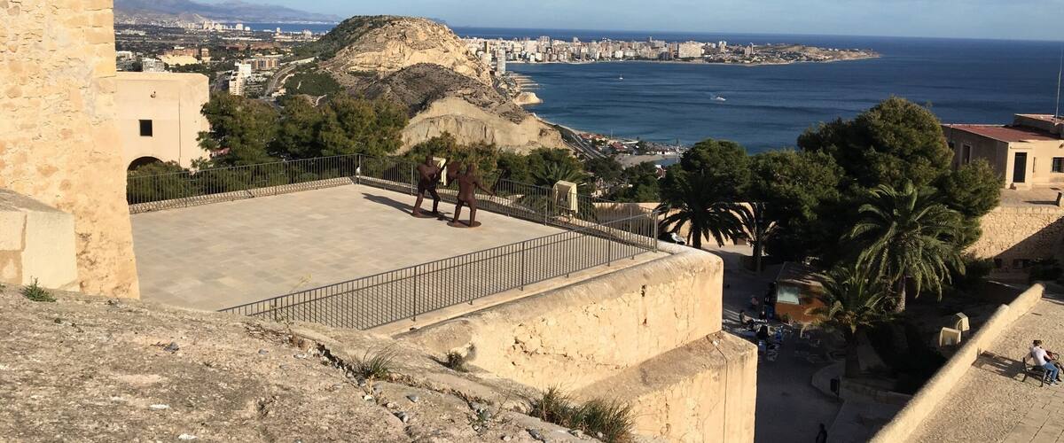 Family trip to Alicante in Spain. New Yearâs Day, sunny and warm.