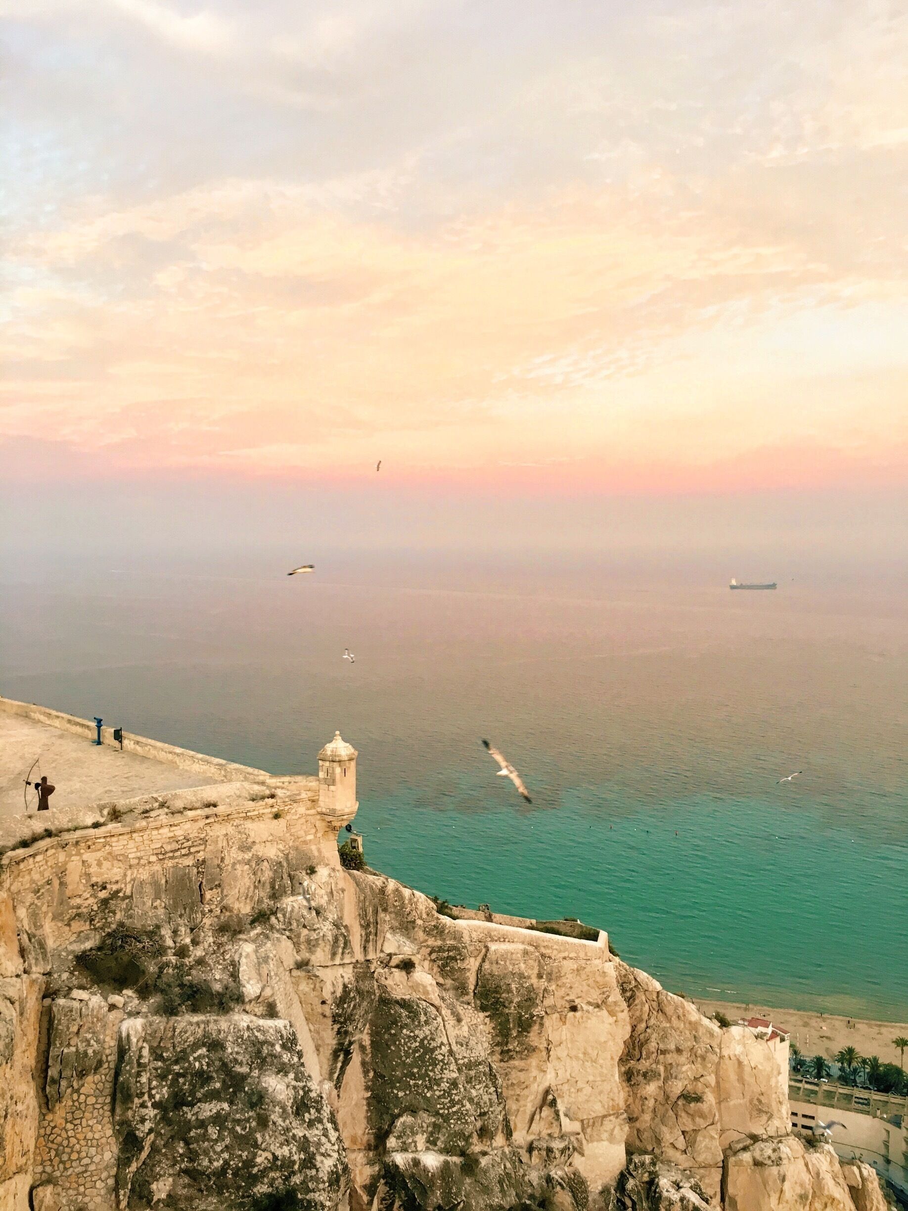 This amazing view from the Santa Barbara Castle is the reason why I fell in love with a cute little town of Alicante. #AquaTrove