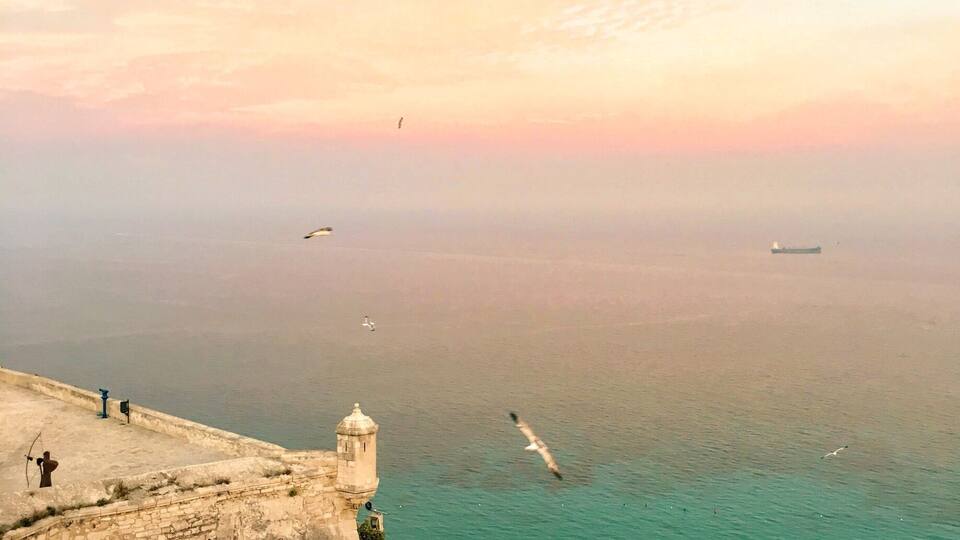 This amazing view from the Santa Barbara Castle is the reason why I fell in love with a cute little town of Alicante. #AquaTrove