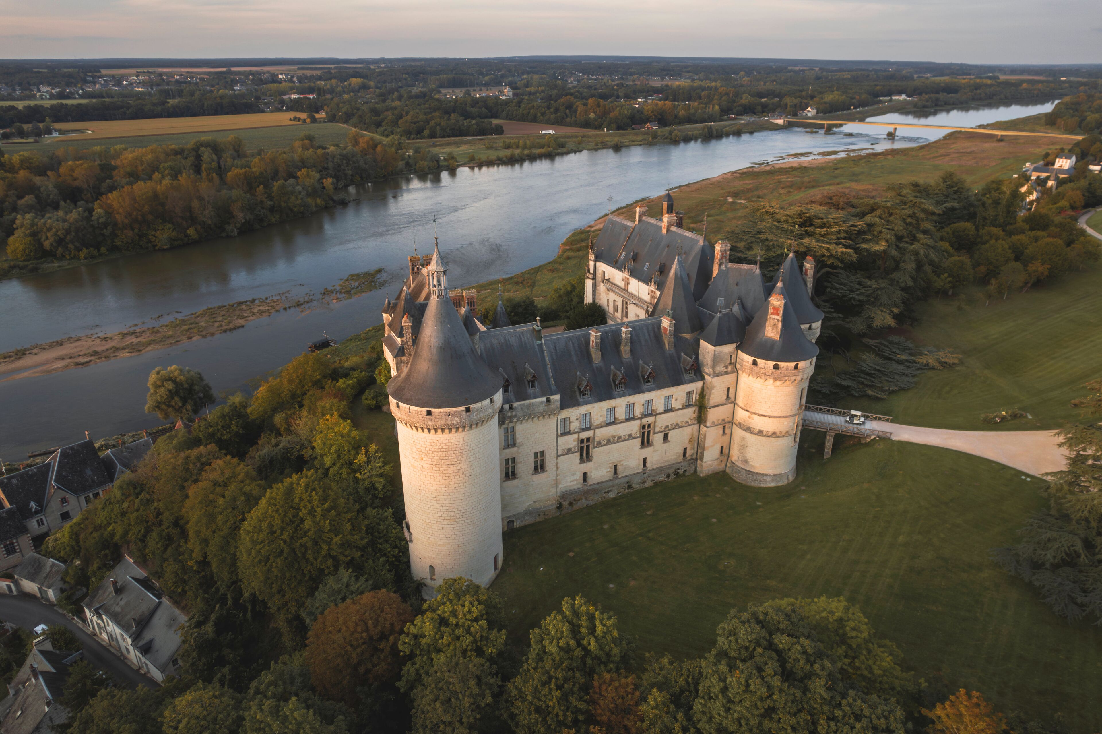 Experience the romantic charm of Azay-le-Rideau castle, a gem of Renaissance architecture, rising majestically amidst the vibrant landscapes of the Loire Valley