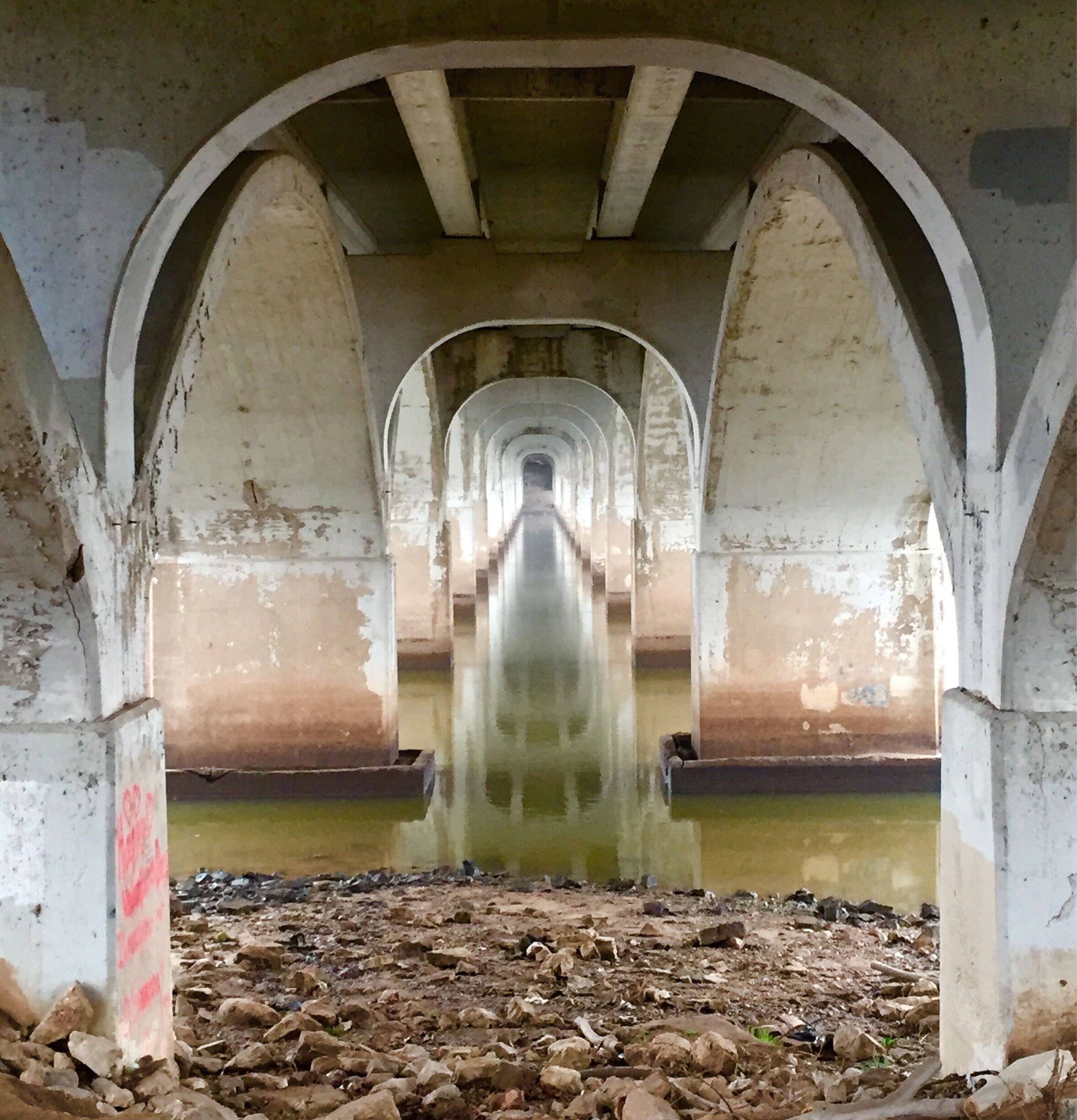 Cool perspective on a morning run in Tulsa before a hectic day of meetings