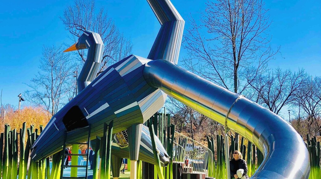 A nice 100 acres interactive park donated by the Kaiser family in Tulsa.