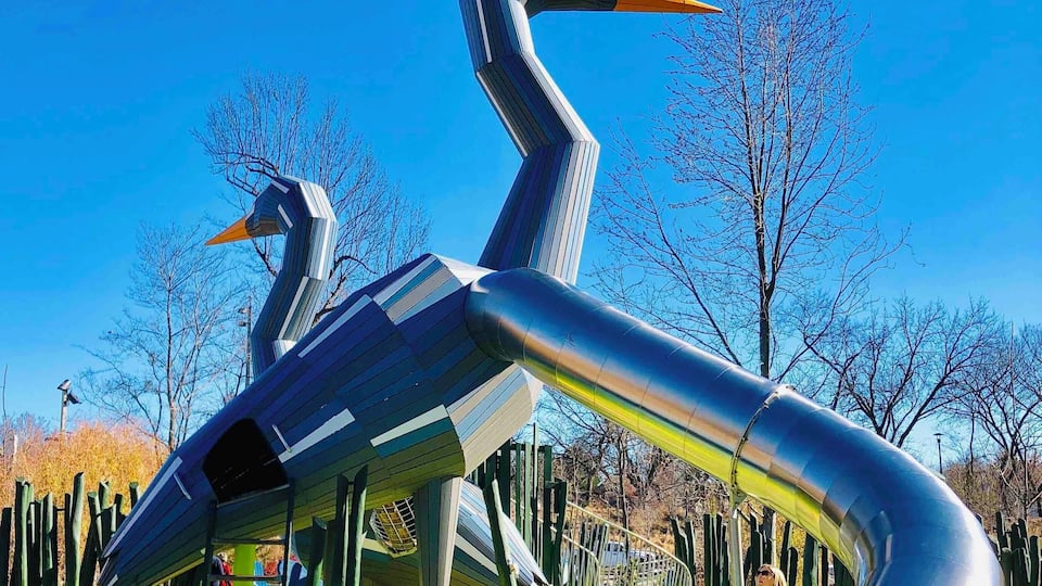 A nice 100 acres interactive park donated by the Kaiser family in Tulsa.