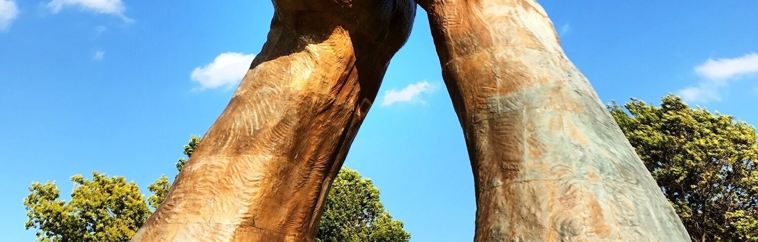 Right at the entrance to the university