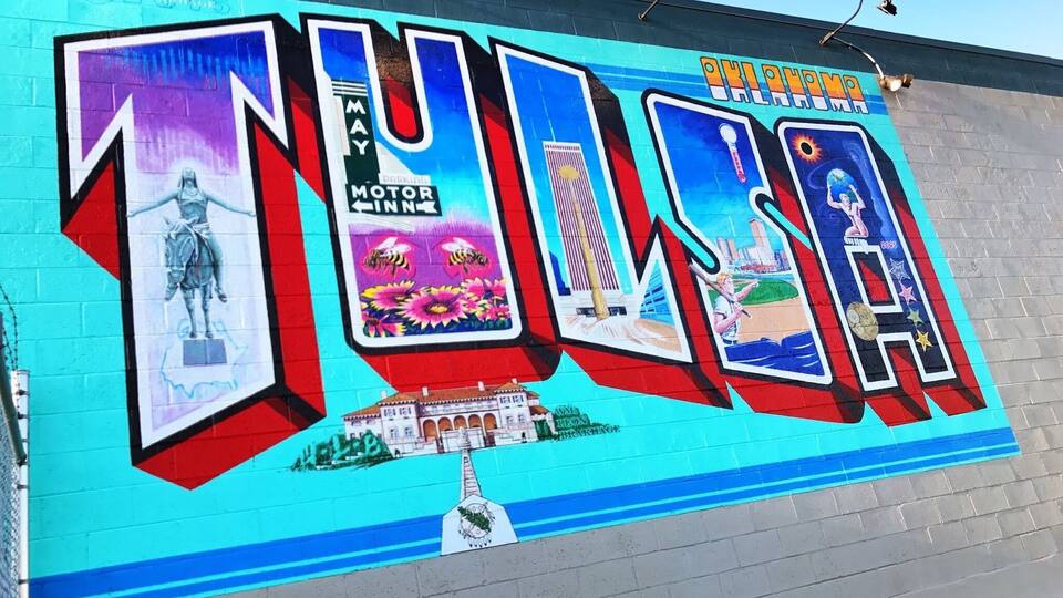 Not Cains, but nearby. Just a little mural