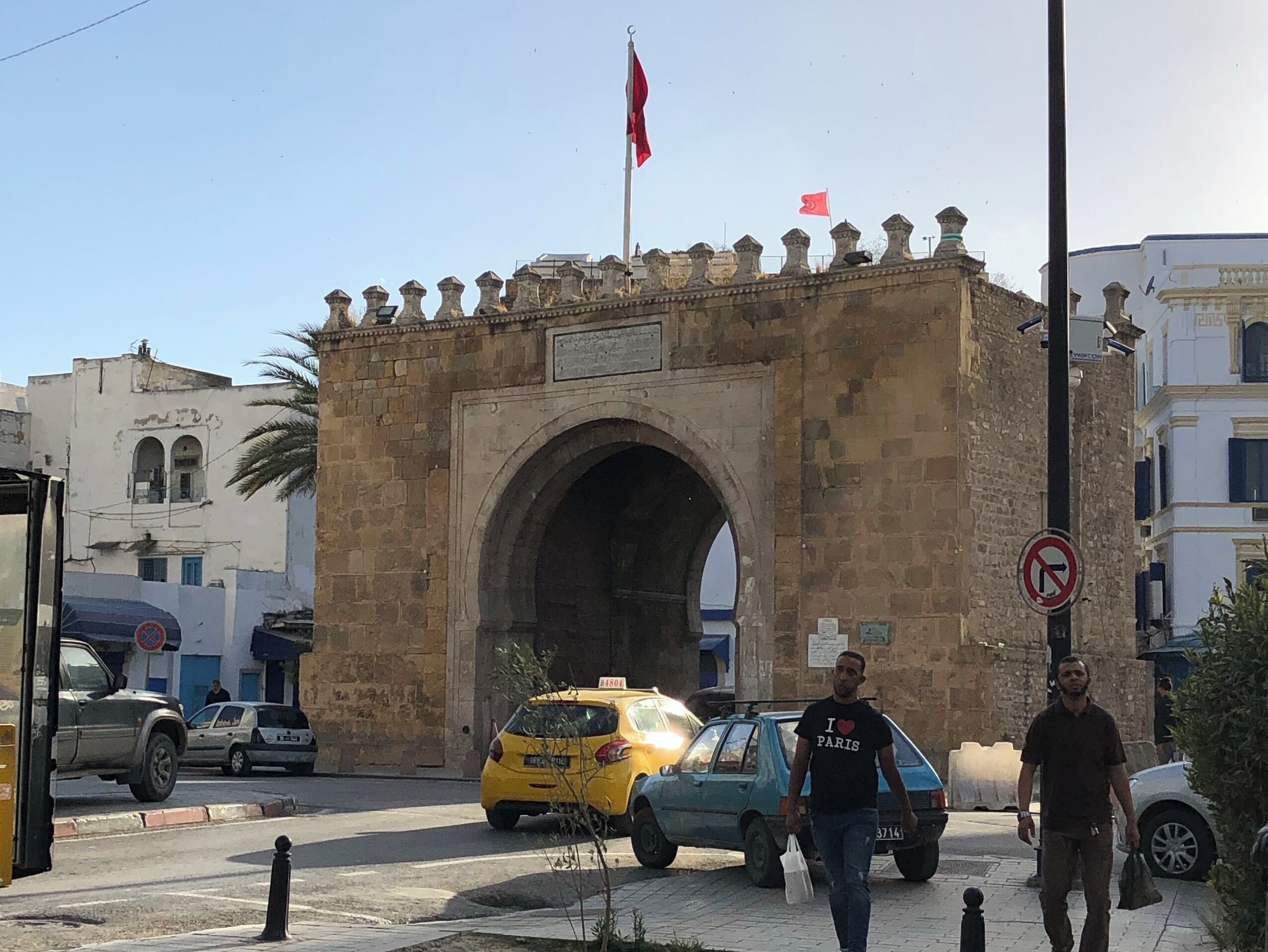The gate to the old Medina of Tunis: Sea Gate.