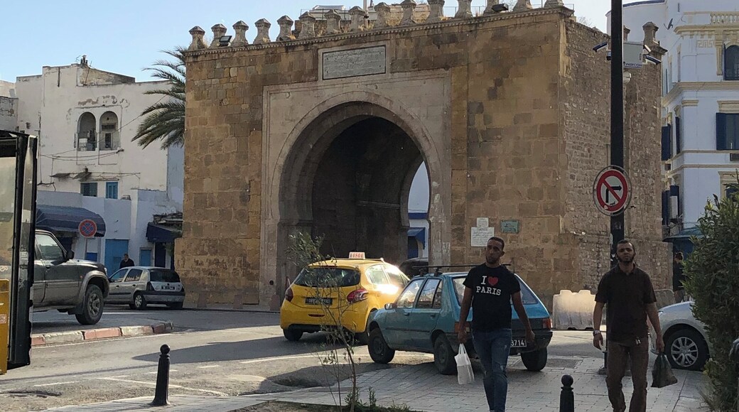 The gate to the old Medina of Tunis: Sea Gate.