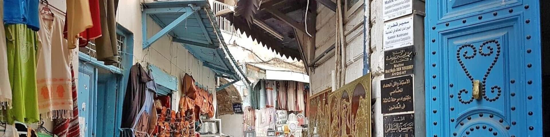 It's the medina of Tunis. And this was the first lane we turned down. Enter the maze, get lost, enjoy, shop a little, smoke some shisha and have a tea, eat a local meal and converse with the friendly people you meet along the way.
#tunismedina #tunis #market #tunisia