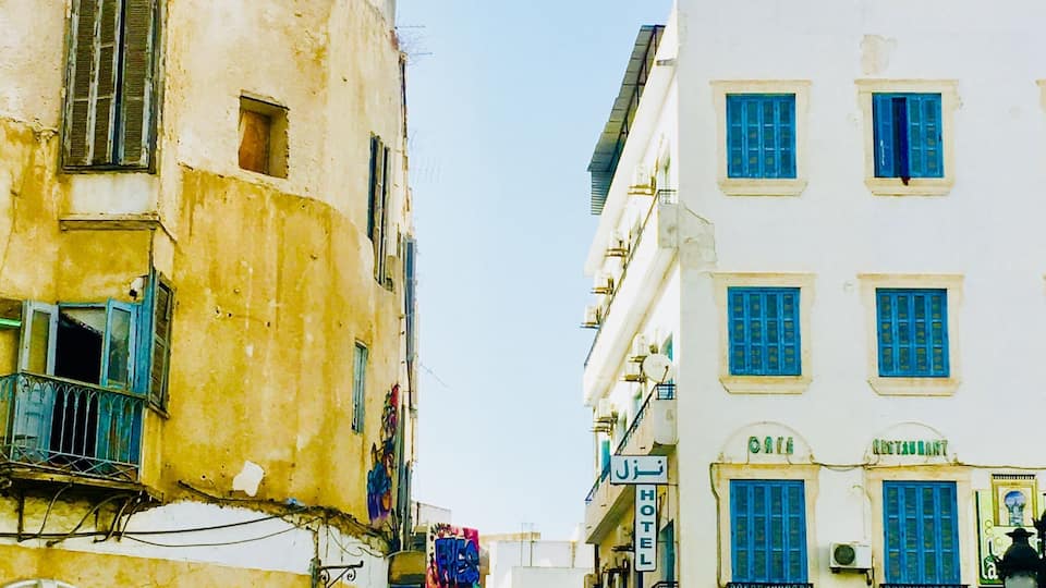 The city of Tunis, Tunisia.