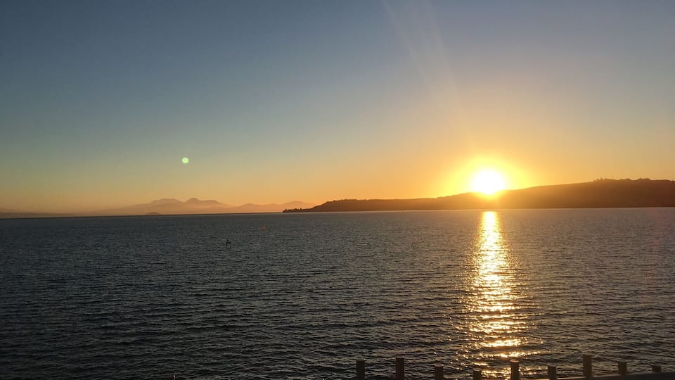 Sun setting on another stunning day in our hometown.