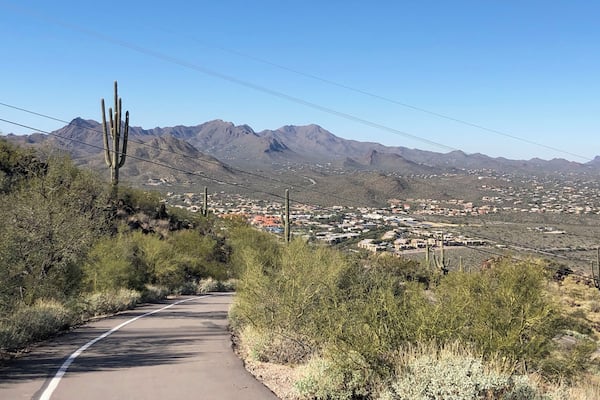 Moderately strenuous paved hike with awesome views of Tucson and surrounding areas as the payoff.