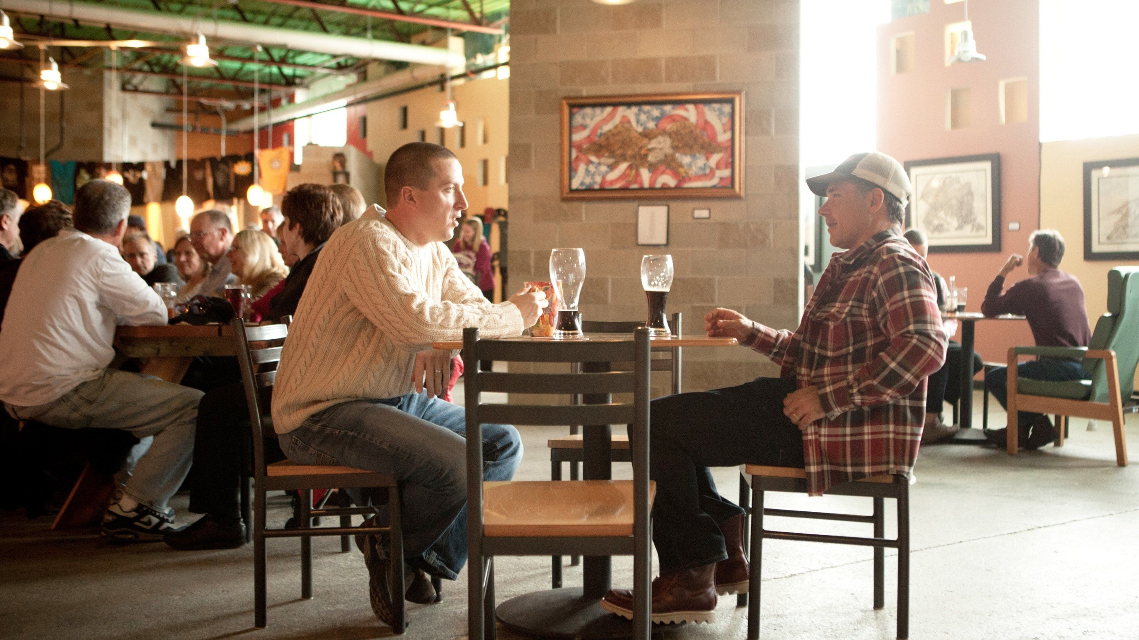 Traverse City which includes a bar and interior views as well as a small group of people