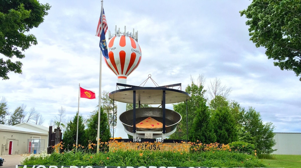 July 25th these crazy cats baked a cherry pie that weighed in at 28,350 pounds; and measured 17 feet, 6 inches in diameter. The Guinness Book of World's Records certified the pie as the largest ever.