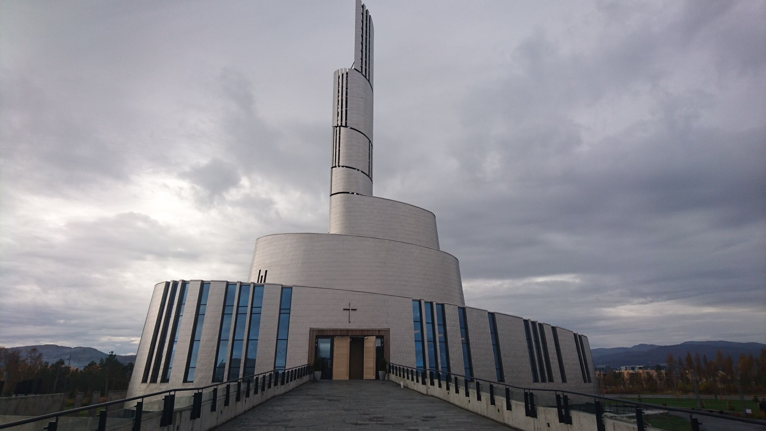Northern Lights Cathedral in Alta.....Sadly to cloudy when we were there!