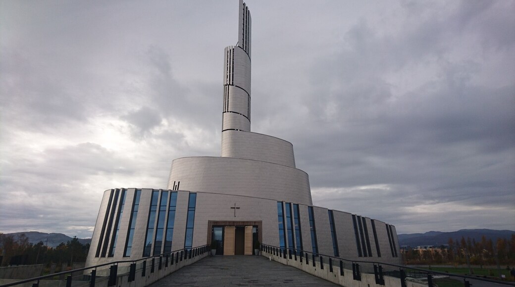Northern Lights Cathedral in Alta.....Sadly to cloudy when we were there!