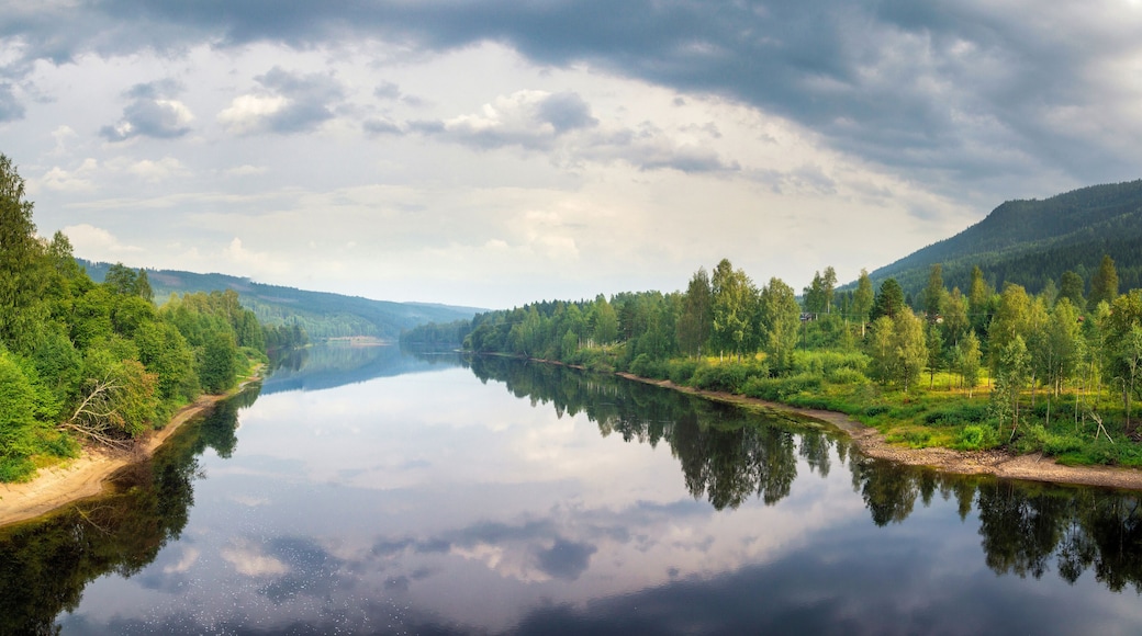 View over the Klaralven river near Ransby