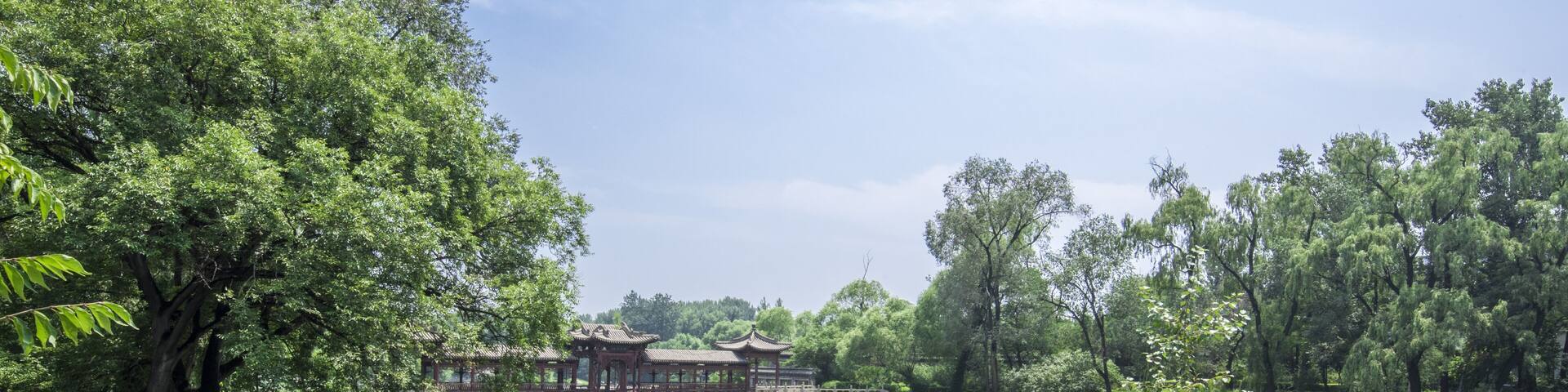 Jinci Memorial Temple(museum). A famous traditional garden near Taiyuan, Shanxi province, China
