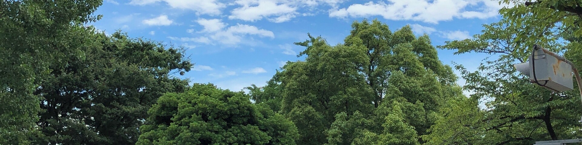 Calm sky from north Tokyo.