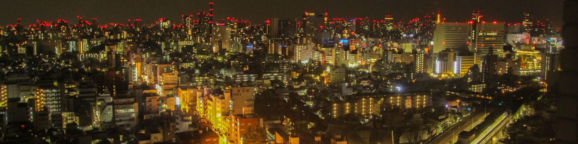 Tokyo red flashing light