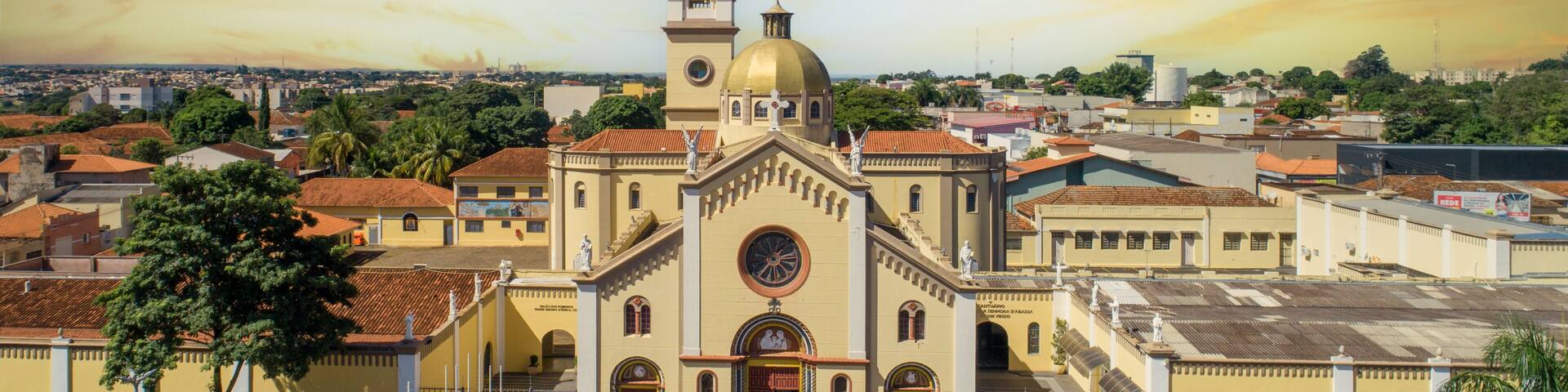 City of Uberaba, State of Minas Gerais, Brazil. Aerial view. August 2022.