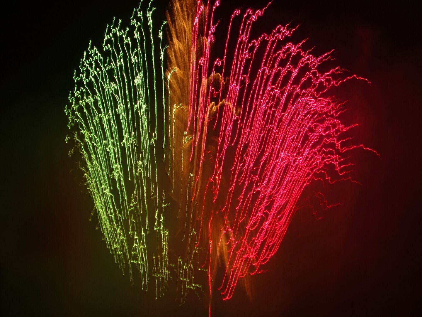 Fireworks in Ube city 