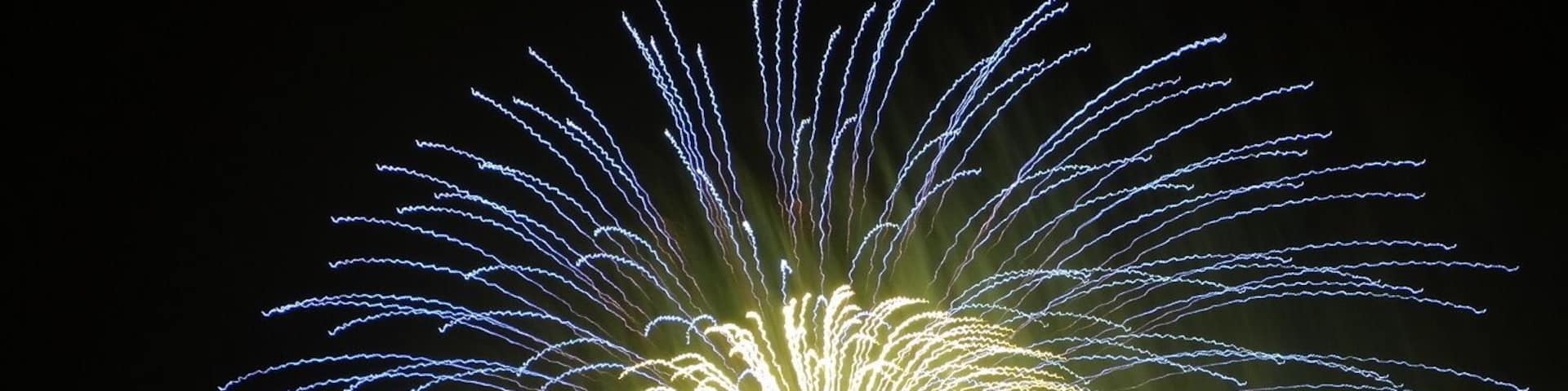 Fireworks in Ube city