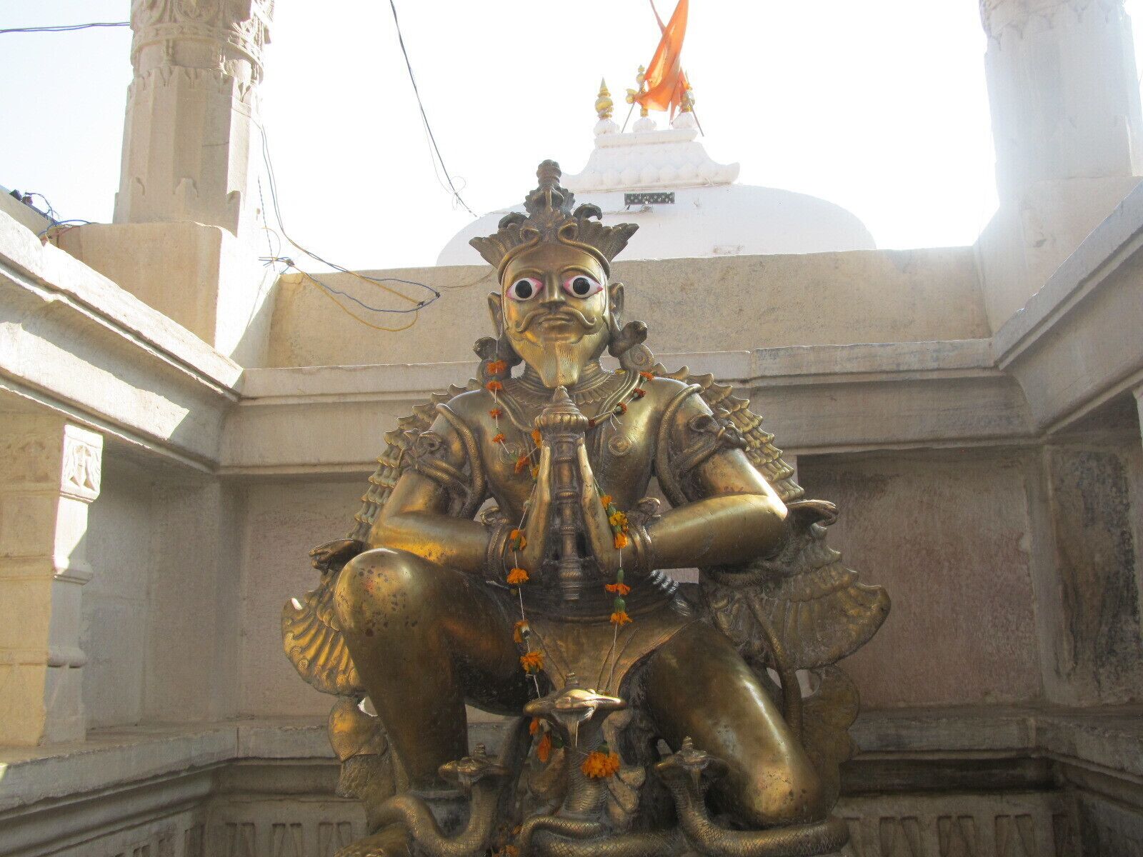 Garur statue - mythological bird and consort of Lord Vishnu